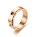 Miniatyrbillede 5 af 6: anti-angst spinner fidget roterende ring ringe størrelse 8/18,2 mm