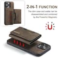 Miniatyrbillede 4 af 6: (Til iPhone 14 Pro Max) DG.MING M2 Serien Aftageligt Telefoncover kaffe
