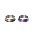 Pikkukuva 4 / 4: anti-stress fidget-spinnerin pyörivät rengasrenkaat Størrelse 8 / 18,2 mm