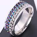 Miniatyrbillede 1 af 6: anti-angst spinner fidget roterende ring ringe Koko 10 / 19,8 mm