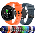 Miniatyrbillede 2 af 6: armbånd silikone Garmin Forerunner 45s F45s sort