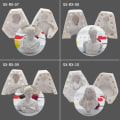 Miniatyrbillede 5 af 5: lysform lysforme DIY silikoneform lys SX-RX-09