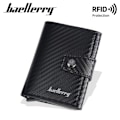 Miniatyrbillede 4 af 7: BAELLERRY Automatisk Popup Kortholder til Mænd RFID-Blokering sort