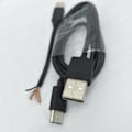 Miniatyrbild 2 av 5: GoPro 5 6 7 8 Action Camera Laddningskabel USB Type-C till USB 2 Version 2.0 klarar 3A med flätad skä