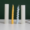 Miniatyrbillede 3 af 6: lysforme lys stearinlys gør-det-selv-forme i silikoneform 1-br-401