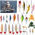 Miniatyrbilde 2 av 3: Julefiske-adventskalender: 24 topprangerte agn og utstyr - C