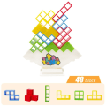 Pikkukuva 1 / 6: Tetra Tower Balance Stacking Blocks Peli Balance Building Blocks 2 kpl (48 lohkoa)