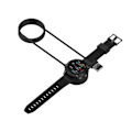 Pikkukuva 5 / 9: Yleinen latauskaapeli / lataustelakka Garmin-kelloille musta USB-A-kaapeli