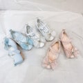 Miniatyrbillede 4 af 6: prinsessesko elsa sko børnefestsko blå 19,5 cm / størrelse 32
