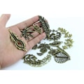 Miniatyrbillede 4 af 5: charms smykker øreringe diy pack 20 stk som på billedet