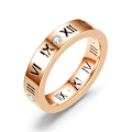 Pikkukuva 4 / 7: Ajaton pari romalaisin numeroin: Elegant rannekello timanttikoristeella kulta Nro 6