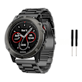 Miniatyrbild 2 av 5: armband stål Garmin Fenix 7x/5x/6x svart
