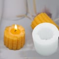 Miniatyrbillede 2 af 5: lysforme lys stearinlys gør-det-selv-forme i silikoneform majs