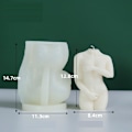 Miniatyrbillede 1 af 6: lysforme lys stearinlys gør-det-selv-forme i silikoneform br-426