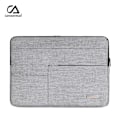 Miniatyrbilde 1 av 9: datorväska datorfodral / fodral till laptop bärbar dator lysgrå 15 tommer