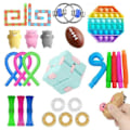 Miniatyrbild 1 av 5: fidget toys pop it stressbollar fidget toys pack/set 26 st