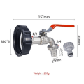 Miniatyrbilde 1 av 6: ibc tank adapter ibc kobling ibc tilkobling ibc tank adapter 1/2 nikkelbelagt messing og plast