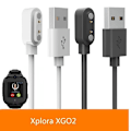 Miniatyrbilde 2 av 6: USB-ladekabel lader for Xplora XGO2 svart 60 cm