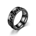 Miniatyrbillede 1 af 6: anti-angst spinner fidget roterende ring ringe størrelse 8/18,2 mm