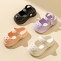 Miniatyrbillede 2 af 7: bløde hjemmesko slides sandaler sko fopp hjemmesko børne hjemmesko fopp sort 220
