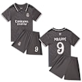 Pikkukuva 1 / 2: Real Madrid Mbappe #9 Lapset ja Aikuisten Jalkapallopaita & Shorts Set #14 (90cm)