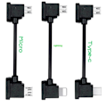 Pikkukuva 1 / 4: Valaistus / USB Type-C / Micro-USB-kaapeli DJI SPARK MAVIC PRO:lle USB Type-C PVC 15cm