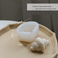 Miniatyrbillede 1 af 6: lysforme lys stearinlys gør-det-selv-forme i silikoneform lz22093 croissantbrød