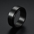 Miniatyrbillede 1 af 6: anti stress fidget spinner roterende ring ringe Koko 8 / 18,2 mm