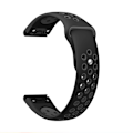 Miniatyrbillede 1 af 6: armbånd silikone Garmin fenix 7pro/6 fenix 5 sort/grå