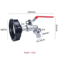 Miniatyrbilde 1 av 6: ibc tank adapter ibc kobling ibc tilkobling ibc tank adapter 1/2 legering