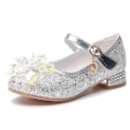 Miniatyrbild 6 av 6: prinsesskor elsa skor barn festskor silverfärgad 20.5cm / size33