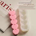 Miniatyrbillede 1 af 6: lysforme lys stearinlys gør-det-selv-forme i silikoneform lz22057 elsker candied haws