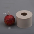 Miniatyrbillede 1 af 6: lysforme lys stearinlys gør-det-selv-forme i silikoneform julekugle