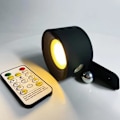 Miniatyrbillede 8 af 9: Genopladelig LED-væglampe med 3 farvetilstande, 3 lysstyrkeniveauer sort berøringskontrol (2pack)