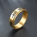 Miniatyrbillede 3 af 6: antistress spinner roterende fidget ring ringe størrelse 10/19,8 mm