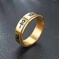 Miniatyrbillede 3 af 6: antistress spinner roterende fidget ring ringe størrelse 8/18,2 mm
