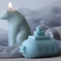 Miniatyrbillede 5 af 6: lysforme lys stearinlys gør-det-selv-forme i silikoneform lz22022 ubåd