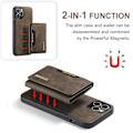 Miniatyrbillede 4 af 11: 3-fold magnetisk pung-etui sæt – kortlommer + læderbagside sort google pixel 8