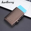 Miniatyrbillede 4 af 6: Baellerry Kulfiber RFID-blokerende Minimalistisk Herrepengepung me sort