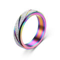 Miniatyrbilde 1 av 6: anti ångest spinner fidget roterande ring ringar størrelse 6/16,4 mm