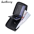 Miniatyrbillede 3 af 6: Baellerry RFID Blokerende Slim Tegnebog til Mænd - Multi Card Slots sort