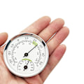 Miniatyrbillede 2 af 10: 2-i-1 termometer hygrometer temperatur- og fugtighedsmåler indeni slivergrøn 1 stk