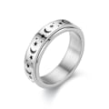 Miniatyrbillede 1 af 6: antistress spinner roterende fidget ring ringe størrelse 8/18,2 mm