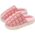 Miniatyrbild 5 av 5: fluff tofflor varma tofflor innetofflor rosa 40-41 (insida 26cm)