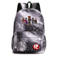 Pikkukuva 1 / 6: roblox reppu lasten reput reppu 1kpl tähden harmaa 3