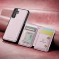 (För Samsung A35) 2 i 1 magnetiskt plånboksfodral med kortfack och ställningsfunktion rosa