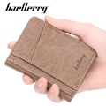 Pikkukuva 2 / 7: Baellerry Miesten lyhyt lompakko Slim Fashion Multi Card Slots Ajokortti musta