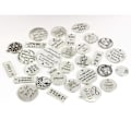 Miniatyrbillede 2 af 4: charms smykker øreringe diy pack 31 stk som på billedet