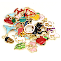 Miniatyrbillede 5 af 5: charms smykker øreringe diy pack 30 stk som på billedet