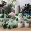 Miniatyrbilde 2 av 5: lysformar lys stearinljus DIY gjutformar i silikonform sukkulentplante nr. 9